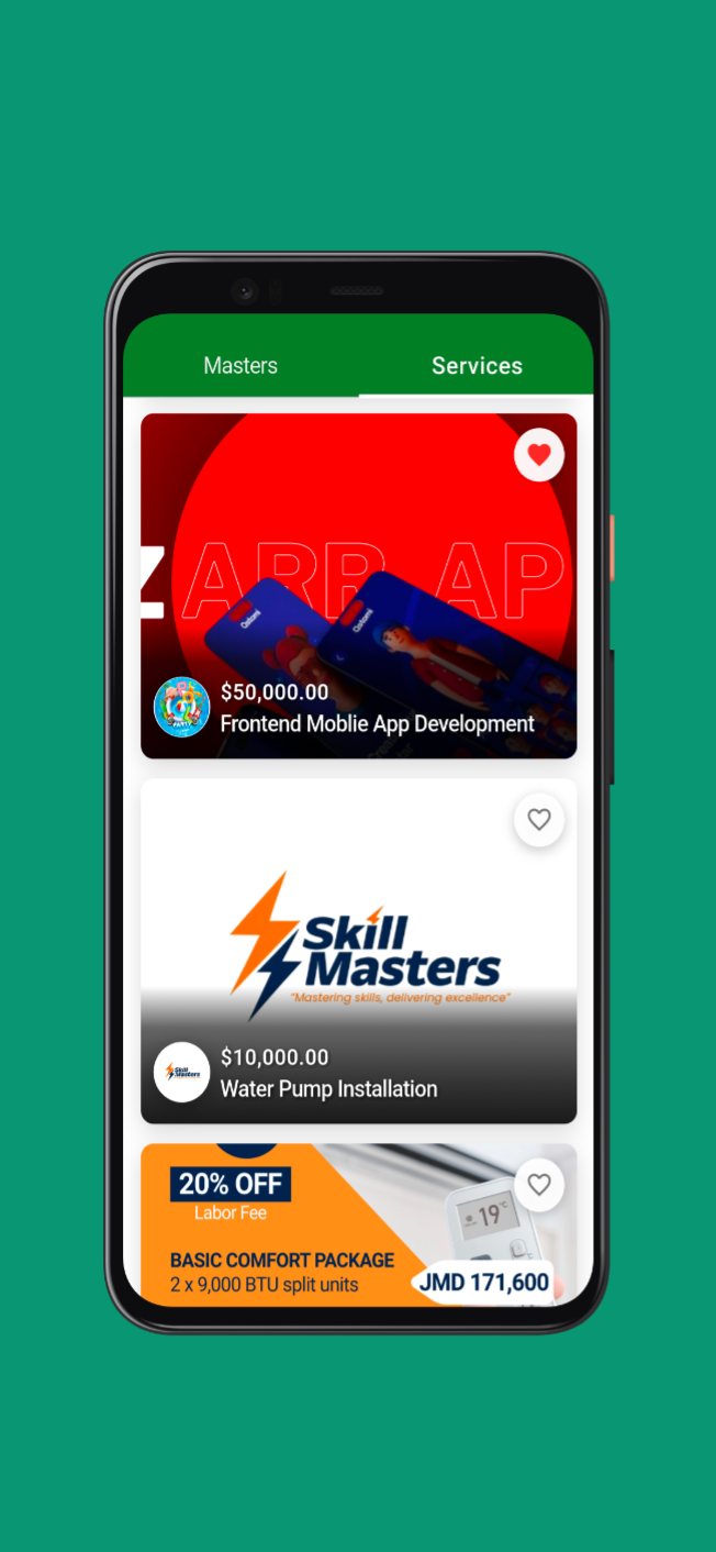 Screenshot of Masters Konnect (MaK)