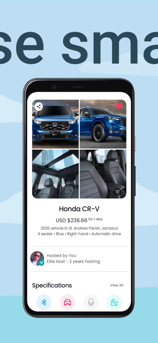 Screenshot of Rideez