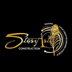 A modern construction company website on a laptop.